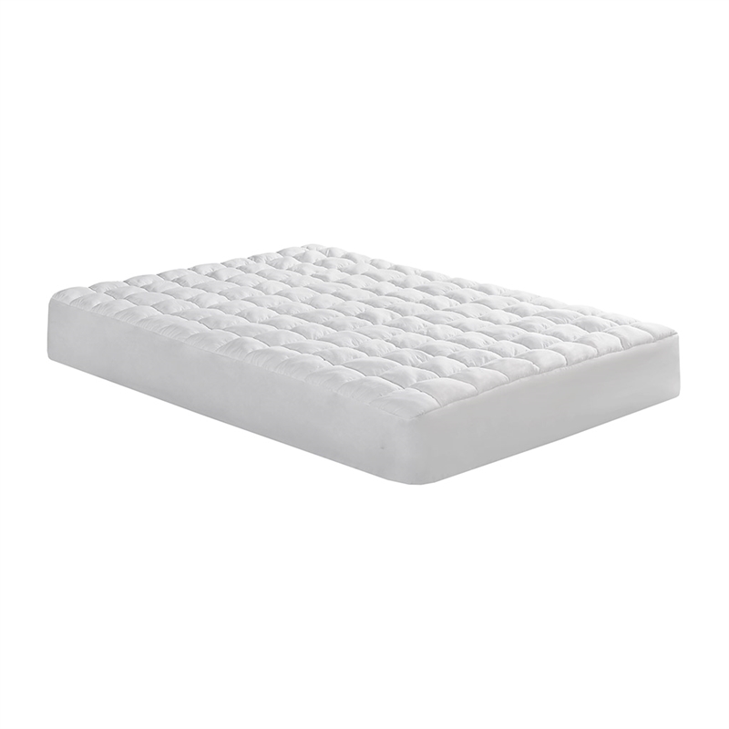 Olliix Intelligent Design Dream Puff Queen Mattress Pad Polyester in White