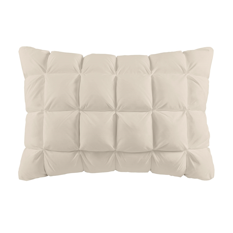 Olliix Madison Park Stay Puffed Standard Pillow Protector Polyester in Tan