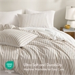 Olliix Madison Park Etta Queen Duvet Set Cotton in Tan