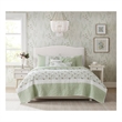 Olliix Madison Park Dawn Full/Queen Quilt Set Cotton in Sage Green