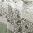 Olliix Madison Park Dawn King/Cal King Quilt Set Cotton in Sage Green