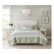 Olliix Madison Park Dawn King/Cal King Quilt Set Cotton in Sage Green