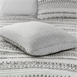 Olliix Madison Park Fraser King/Cal King Coverlet Mini Set in Ivory/Black