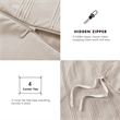 Olliix Super Listing Logan Twin/Twin XL Duvet Set Polyester in Neutral