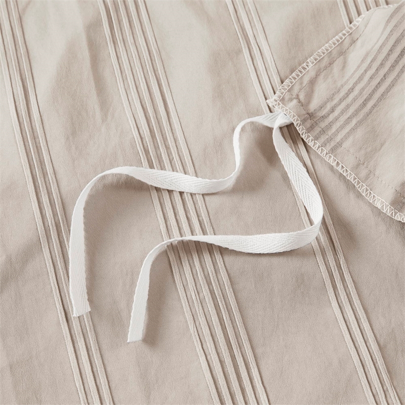 Olliix Super Listing Logan Twin/Twin XL Duvet Set Polyester in Neutral
