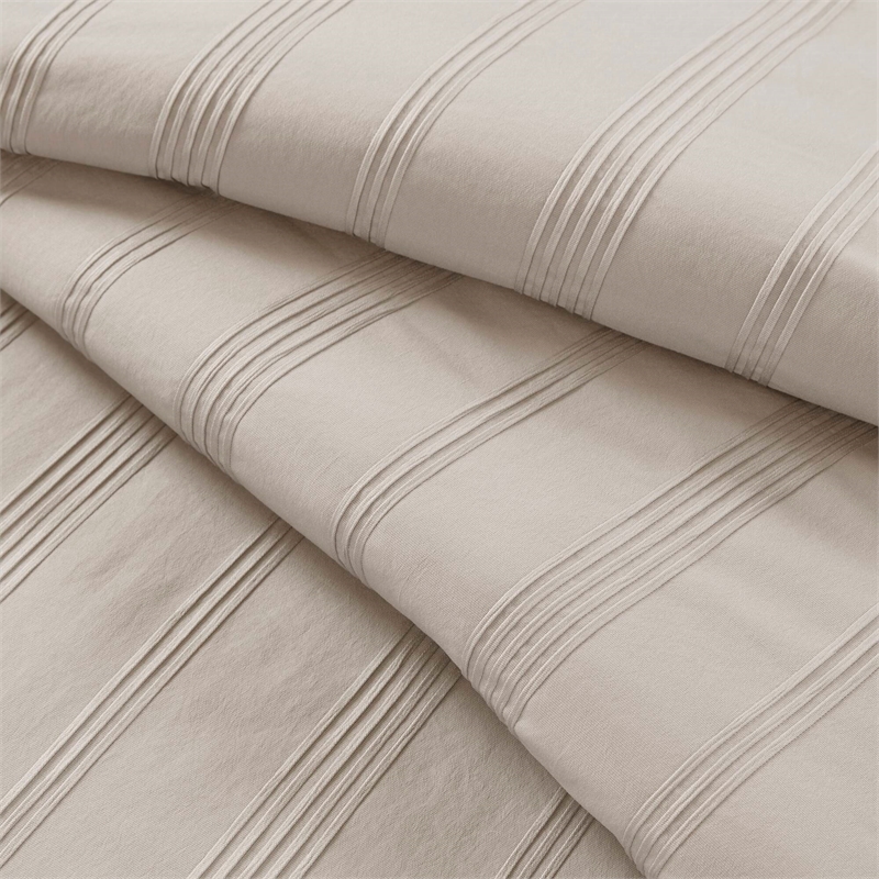 Olliix Super Listing Logan Cal King Duvet Set Polyester in Neutral