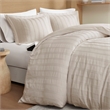 Olliix Super Listing Logan Cal King Duvet Set Polyester in Neutral