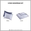 Olliix Madison Park Harlow Full/Queen Coverlet Mini Set Polyester in Indigo