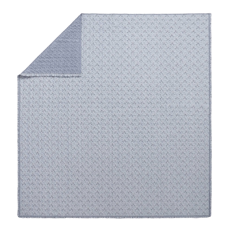 Olliix Madison Park Linwood King/Cal King Quilt Set Polyester in Blue