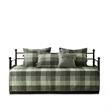 Olliix Madison Park Ridge Daybed Daybed Cover Set Cotton in Grey