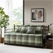 Olliix Madison Park Ridge Daybed Daybed Cover Set Cotton in Grey
