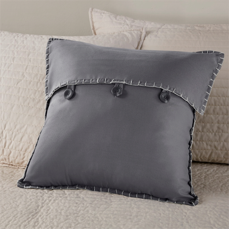 Olliix Madison Park Ridge Daybed Daybed Cover Set Cotton in Neutral