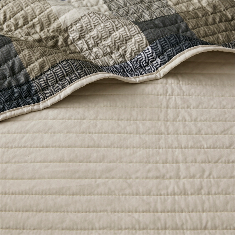 Olliix Madison Park Ridge Daybed Daybed Cover Set Cotton in Neutral