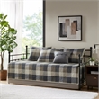 Olliix Madison Park Ridge Daybed Daybed Cover Set Cotton in Neutral
