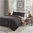 Olliix Madison Park Timber King/Cal King Quilt Set Cotton in Red/Black