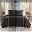 Olliix Madison Park Timber King/Cal King Quilt Set Cotton in Red/Black