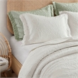 Olliix Madison Park Willow Queen Bedspread Set Cotton in White