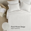 Olliix Madison Park Willow Queen Bedspread Set Cotton in White