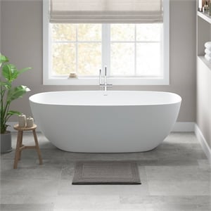 Olliix Madison Park Signature Splendor 21x34&quot Bath Rug Cotton in Charcoal
