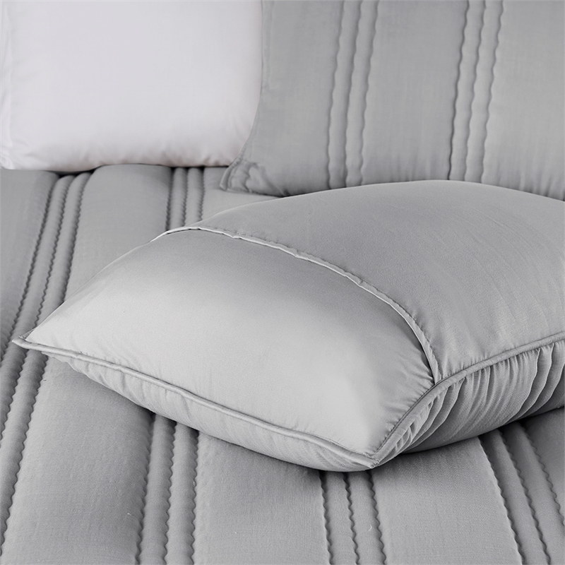 Olliix Urban Habitat Dune King/Cal King Coverlet Mini Set Polyester in Gray