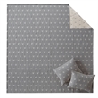 Olliix Woolrich Keystone King/Cal King Coverlet Set Polyester in Grey