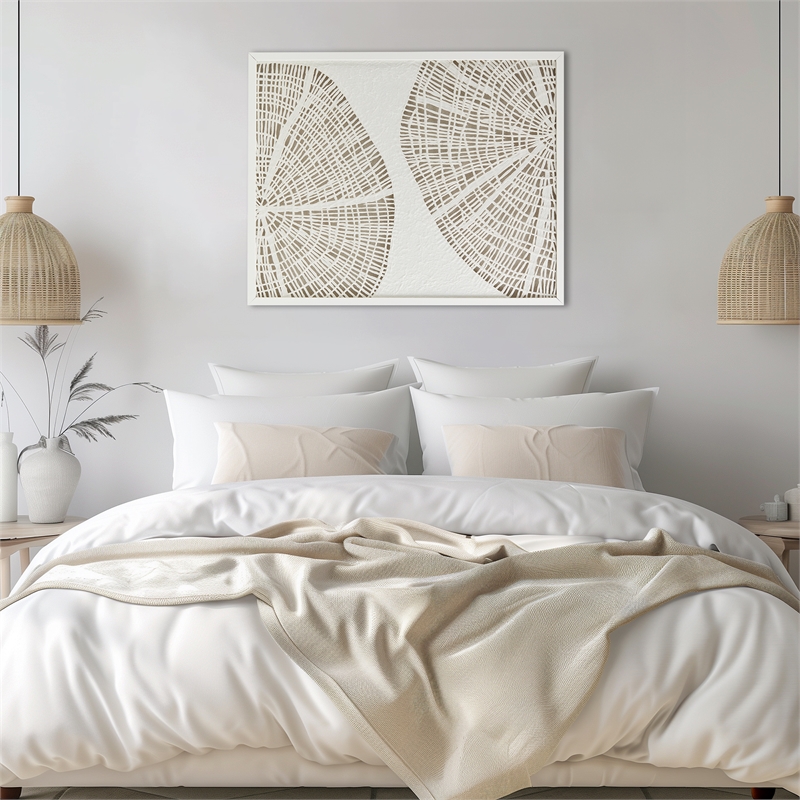 Olliix Madison Park Solana Wall Decor in  Off White