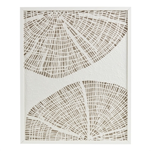 Olliix Madison Park Solana Wall Decor in  Off White