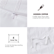 Olliix Super Listing Logan Twin/Twin XL Duvet Set Polyester in White