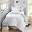 Olliix Super Listing Logan Twin/Twin XL Duvet Set Polyester in White