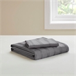 Olliix Super Listing Logan Twin/Twin XL Duvet Set Polyester in Charcoal