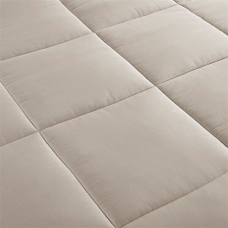 Olliix Madison Park Winfield Twin/Twin XL Comforter Cotton in Tan