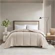 Olliix Madison Park Winfield Twin/Twin XL Comforter Cotton in Tan