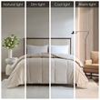 Olliix Madison Park Winfield Full/Queen Comforter Cotton in Tan