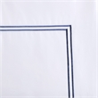 Olliix Madison Park 500 Thread Count King/Cal King Comforter Set in White/Navy