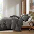 Olliix Woolrich Lyon King/Cal King Duvet Mini Set Cotton in Charcoal