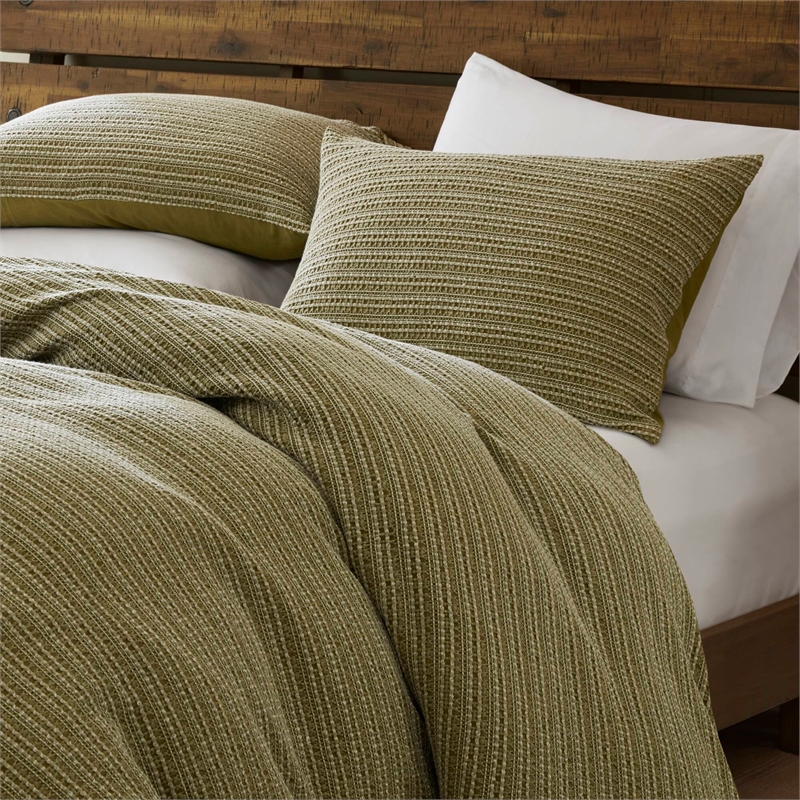 Olliix Woolrich Lyon King/Cal King Duvet Mini Set Cotton in Green