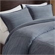Olliix Woolrich Mckenzie King/Cal King Duvet Mini Set Cotton in Blue