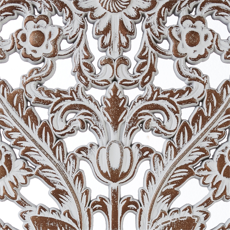 Olliix Madison Park Botanical Panel Set of 2 Wall Decor Set MDF in Antique Brown