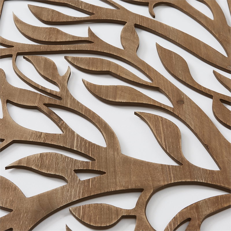 Olliix Madison Park Birch Botanical Wall Decor Set MDF/Wood in Tree of Life