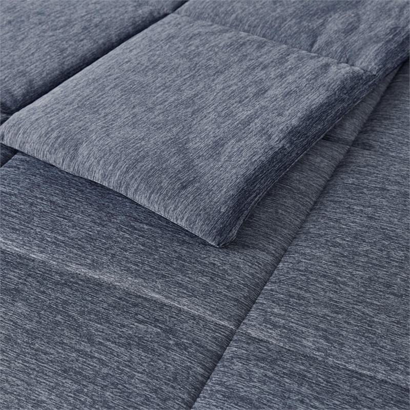 Olliix Urban Habitat Comfort Cool Jersey Knit Twin/Twin XL Comforter in Navy