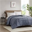 Olliix Urban Habitat Comfort Cool Jersey Knit Twin/Twin XL Comforter in Navy