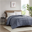 Olliix Urban Habitat Comfort Cool Jersey Knit Full/Queen Comforter in Navy