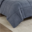 Olliix Urban Habitat Comfort Cool Jersey Knit King/Cal King Comforter in Navy