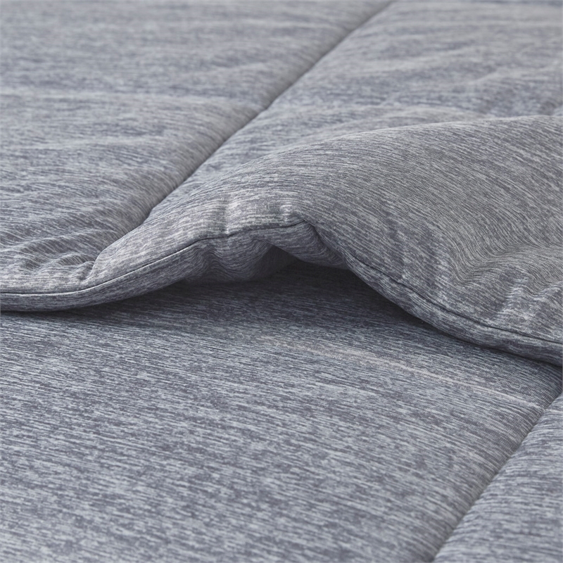 Olliix Urban Habitat Comfort Cool Jersey Knit Full/Queen Comforter in Grey