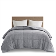 Olliix Urban Habitat Comfort Cool Jersey Knit King/Cal King Comforter in Grey