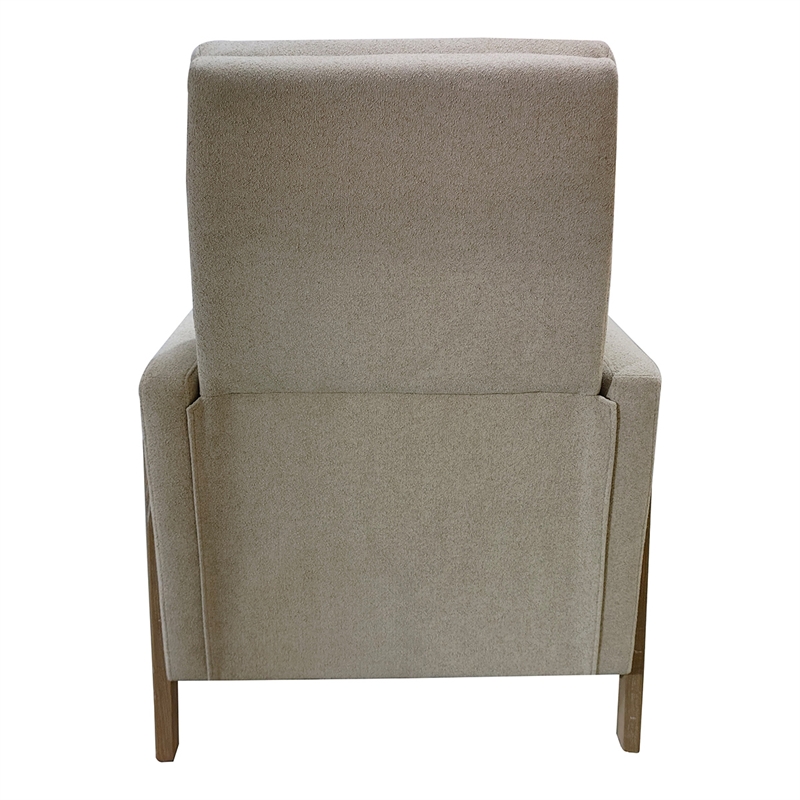 Olliix Chapel Hill Luna Recliner Wood/Plywood/Fabric in Beige