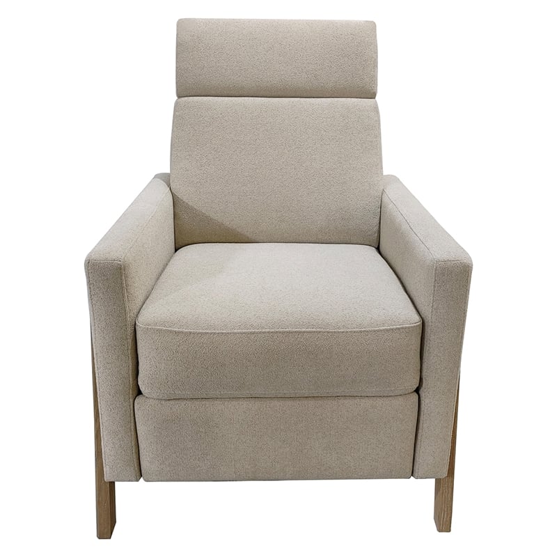 Olliix Chapel Hill Luna Recliner Wood/Plywood/Fabric in Beige