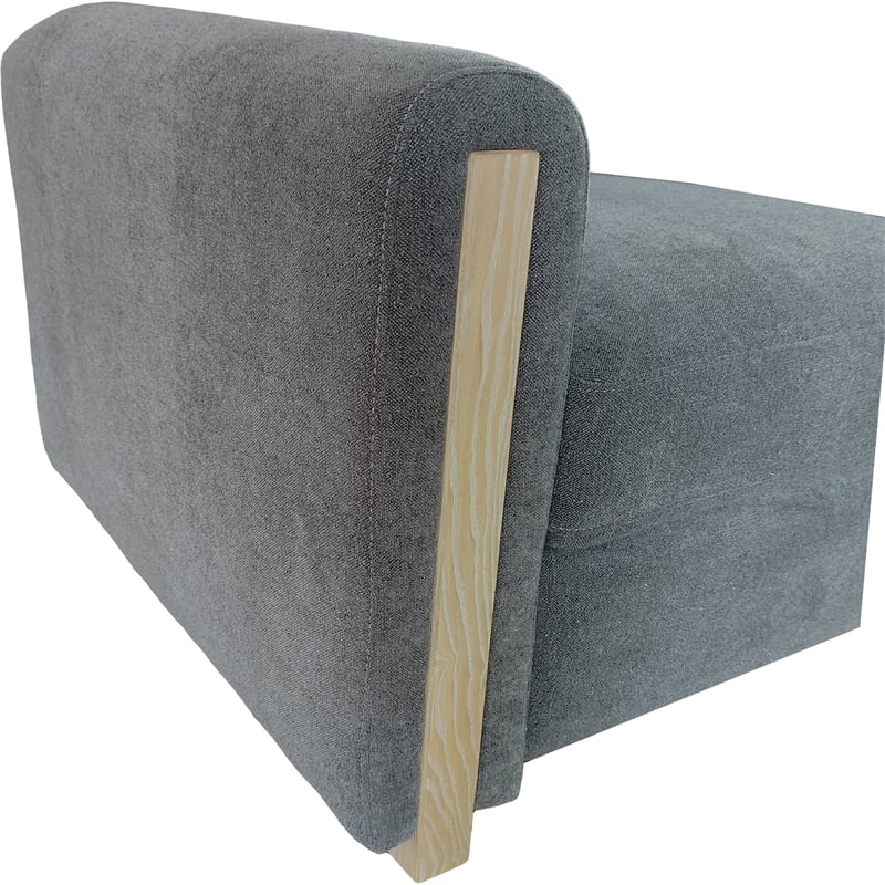 Olliix Chapel Hill Scarlett Recliner Wood/Plywood/Fabric in Grey