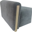Olliix Chapel Hill Scarlett Recliner Wood/Plywood/Fabric in Grey