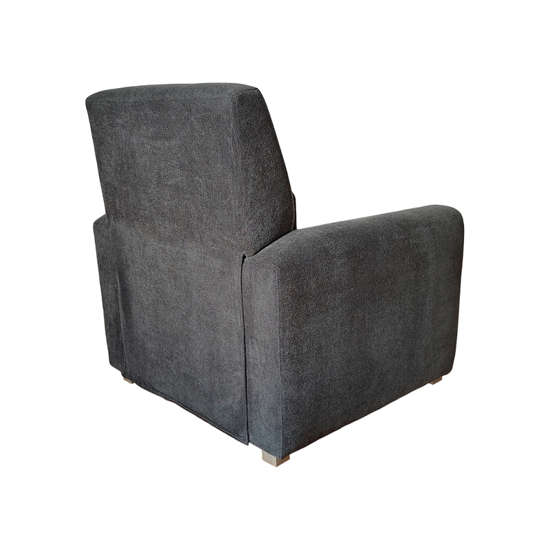 Olliix Chapel Hill Scarlett Recliner Wood/Plywood/Fabric in Grey